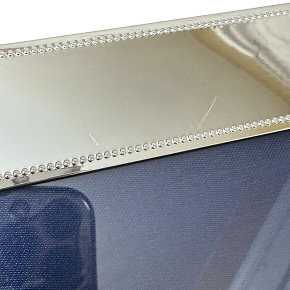 Martha Stewart Photo Frame Polished Silvertone for 8x10 Wedding Luxury Decor - Picture 8 of 8